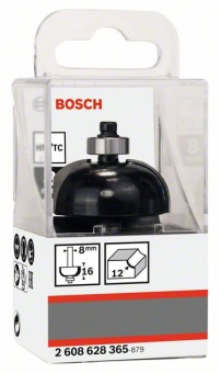 Галтельные фрезы 8 mm, R1 12 mm, D 36,7 mm, L 16 mm, G 58 mm 2608628365